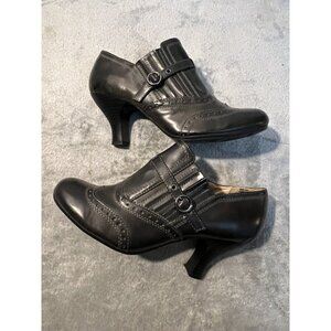 BASS Women’s Ankle Booties Size 8.5 M Natalie Victorian Edwardian Cosplay Kitten